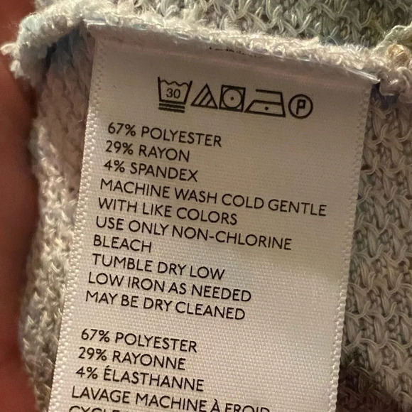 Handmade Geode Tie Dye Thermal Tee Tunic Womens XS Oversized UO Urban Outfitters - Picture 8 of 12